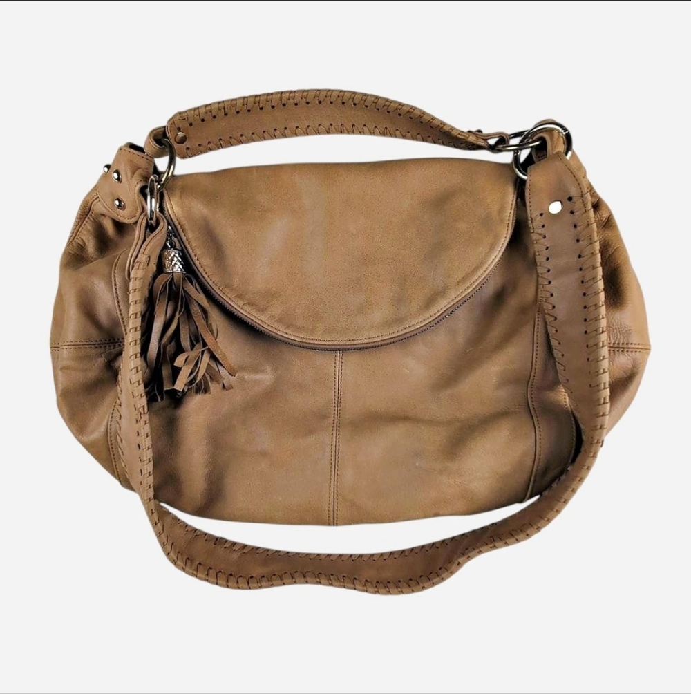 Onna Ehrlich Tan Hobo Bag